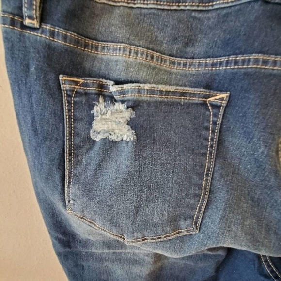 Vigoss Marley super‎ skinny stretch distressed jeans plus size 18W 22W new!!! - Picture 7 of 16
